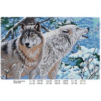 Схема для вышивки бисером "Волчья прогулка" (Схема или набор)